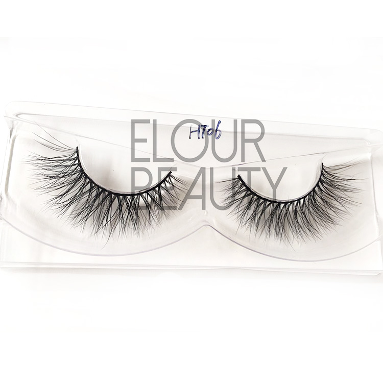 Private label makeup 3d mink kiss lashes China EJ26